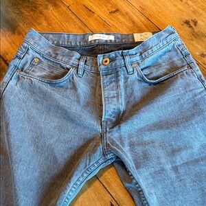 Billy Reid Light Blue Slim Men's Jeans 32/30